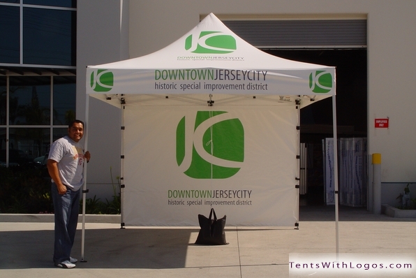 10 x 10 Pop Up Tent - Downtown Jersey City